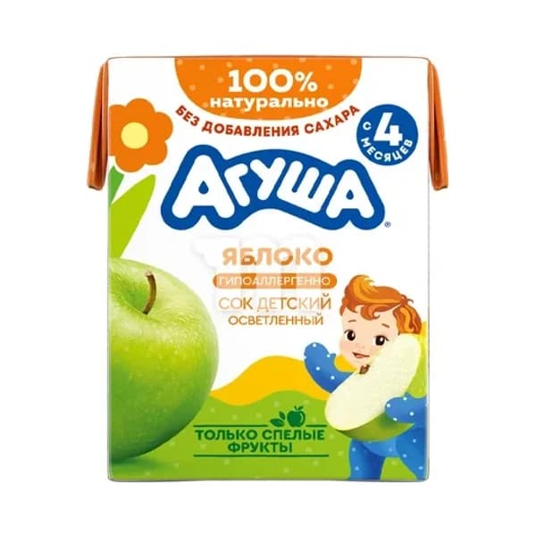 Сок яблочный Агуша