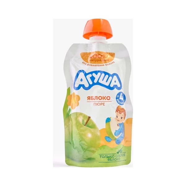 Пюре фруктовое в трубочке